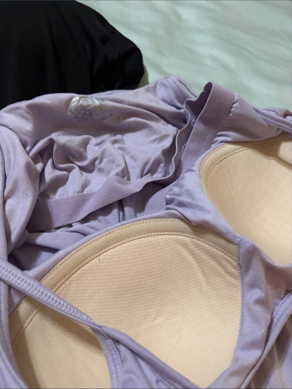 32 Degrees Lilac and Black Cool Tank Camisole - Picture 3 of 5